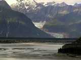 View of a distant Glacier