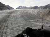 Climbing up the Glacier