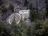 Skagway Mountain Sign